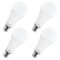 Luxrite A23 LED Light Bulb, E26 Base Bulb, 33 Watts, 4000 Lumens, Dimmable, 3500K Natural White, 4PK LR21457 - alternate 1