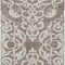 Homeroots 3' X 5' Taupe And Ivory Damask Washable Indoor Outdoor Area Rug 614461 - alternate 3