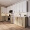 Cambridge Radiance 30 in. W x 24 in. D x 34.50 in. H Ready to Assemble Slab Base Kitchen Cabinet in Light Oak SA-B30-LO-KIT - alternate 2