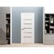 Sartodoors French Interior Door, 30" x 80", White QUADRO4117ID-WS-30 - alternate 1