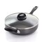 Oster Clairborne 10.25 Inch Aluminum Saute Pan with Lid in Charcoal Grey 75663.02 - alternate 2