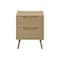 Monarch Specialties Accent Table, Side Table, Storage Drawer, Nightstand, Bedroom, Living Room, Natural, Contemporary I 3692 - alternate 2