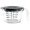 Oster Coolidge 16 Ounce Glass Measuring Cup with Lid in Gray 141106.02 - alternate 2