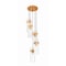 Z-Lite Fontaine 5 Light Chandelier, Rubbed Brass, 14.5 In W x 15 In H 7002P5-5R-RB - alternate 1