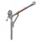 Oz Lifting Products 500 lb steel davit crane with 2500 lb carbon steel brake winch OZ500DAV-HND2 - alternate 2