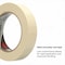 3M Masking Tape, 24 mm W x 55 m L, 4.4 mil Thick, Tan, Rubber Adhesive, 36 PK 201+ - alternate 4