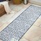 Jonathan Y Madrid Vintage Filigree Textured Weave Blue/Cream 2 ft. x 8 ft. Indoor/Outdoor Runner Rug SMB107F-28 - alternate 3