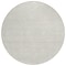 Homeroots 8' Taupe And Silver Round Geometric Washable Indoor Outdoor Area Rug 594517 - alternate 2