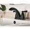 Moen Banbury 2-Handle Lever Low Arc Centerset Bathroom Faucet Matte Black 84942BL - alternate 2