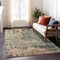 Homeroots 5' X 8' Sage Gray And Pink Abstract Washable Indoor Outdoor Area Rug 606123 - alternate 2