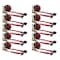 Mytee Products 2in x 30ft Kinedyne Ratchet Strap w/ Flat Hook Wide Handle - Red, 10PK RS230R-Kx10 - alternate 2