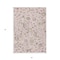Homeroots 5' X 8' Pink Green And Gray Floral Washable Indoor Outdoor Area Rug 597837 - alternate 2