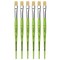 Da Vinci FIT Synthetics Student Brush, Synthetic, Acrylic & Oil, Flat, Series 379, Size 12, 6PK VA-379_12 - alternate 1