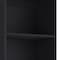 Homeroots 71" Black Five Tier Bookcase with Two doors 546339 - alternate 2