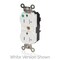 Leviton Plugs&Rcptcls, 20A, 125VAC, Almnd, Nylon MT830-ILT - alternate 3