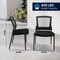 Flash Furniture Commercial Mesh Stackable Side Chair with Steel Frame and Armrests in Black HL-0010W-1-BK-GG - alternate 2