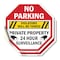 Signmission No Parking Violators Will Be Towed, 4 inch X 4 inch, Vinyl Decal, 2PK OC-D-2PACK-4-85 - alternate 1