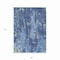 Homeroots 5' X 8' Navy Blue And Denim Blue Abstract Washable Indoor Outdoor Area Rug 610409 - alternate 3