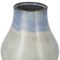 Homeroots 10" Blue And Gray Ombre Ceramic Round Table Vase 574265 - alternate 3