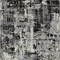 Homeroots 5' X 8' Black And Gray Abstract Washable Indoor Outdoor Area Rug 597933 - alternate 2