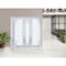 Vdomdoors Front Exterior Prehung Metal-Plastic Double Doors / MANUX 8088 White Silk / Sidelite Exterior Windo MANUX8088DEXD-WS-LH-W72+12xH80 - alternate 2