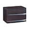 Homeroots 80" X 60" X 42.5" 4Pc Queen Modern Wenge High Gloss Bedroom Set 343942 - alternate 1