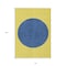 Homeroots 10' X 14' Yellow And Blue Striped Washable Indoor Outdoor Area Rug 597216 - alternate 2