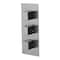 Alfi Brand Brushed Nckl Concealed 3-Way Thermostatic Valve Shower Mixer Sqr Knobs AB2801-BN - alternate 1