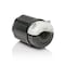 Leviton LockingPlug, 20A, 2hp, Black;White, Nylon 2411E - alternate 3