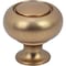 Designperfect 1-1/4 Diameter Round Cabinet Knob, Champagne Bronze/Gold DPA-R31KCBZ - alternate 1