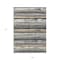 Homeroots 9' X 12' Charcoal Beige And Brown Striped Washable Indoor Outdoor Area Rug 598876 - alternate 2