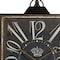 Homeroots Vintage Style Black and White Iron Wall Clock 401290 - alternate 2