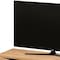 Homeroots 55in Oak Wood Enclosed and Open Storage TV Stand 724165 - alternate 2