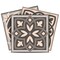Homeroots 4" X 4" Espresso Brown Mosaic Peel And Stick Removable Tiles 390813 - alternate 2