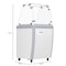 Koolmore 26 in. Gelato Dipping Cabinet Display Freezer with Sliding Glass Door and Sneeze Guard, 6 Cu. Ft. KM-GDC-26SD-FG - alternate 2