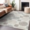 Homeroots 9' X 12' Ivory Brown And Gray Geometric Washable Indoor Outdoor Area Rug 593604 - alternate 2