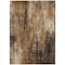 Homeroots 9' X 12' Taupe Gray And Ivory Abstract Washable Indoor Outdoor Area Rug 617678 - alternate 2