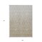 Homeroots 9' X 12' Taupe And Gray Geometric Washable Indoor Outdoor Area Rug 605817 - alternate 3