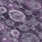 Homeroots 8' Eggplant Purple And Lavender Round Damask Washable Indoor Outdoor Area Rug 588162 - alternate 3