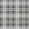 Homeroots 3' X 5' Charcoal Ivory And Gold Plaid Washable Indoor Outdoor Area Rug 597099 - alternate 3