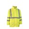 Radians Hi-Vis Rain Coat, Oxford, Class 3 Hi-Vis Green, L RW10-3S1Y-L - alternate 2