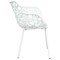 Leisuremod Modern Devon Aluminum Armchair, White DCA23W - alternate 2