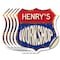 Signmission Henry's Workshop, 4 inch X 4 inch, Vinyl Decal, 5PK SHI-D-5PACK-4-489-HENRY - alternate 1