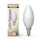 Bulbrite LED Filament, 6.5 Watt Dimmable B11 Light Bulb, Milky Glass Finish, E12 Base, 4000K, 750 Lumens, 4PK 862081 - alternate 4