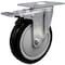 Service Caster 5 Inch SS Black Polyurethane Top Plate Caster with Total Lock Brake SCC SCC-SSTTL20S514-PPUB-BLK - alternate 1