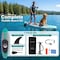 Serenelife 10 ft Inflatable Stand Up Paddle Board with Premium SUP Accessories SLSUPB101 - alternate 2