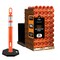 Xpose Safety 42in  Ring Loop Orange Traffic Delineator Post with 13 LB PVC Base, Full Pallet, 96PK DLRB-ORG-42-FP96-X - alternate 1