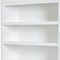 Homeroots 77" Antiqued White Solid Wood Five Tier Bookcase 523196 - alternate 3