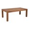 Homeroots 84" Natural Rectangular Solid Wood Dining Table 488700 - alternate 1