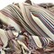 Homeroots 39" X 71" Gray Cotton Plain Weave Striped Turkish Towel Throw Blanket with Tassels 521287 - alternate 2